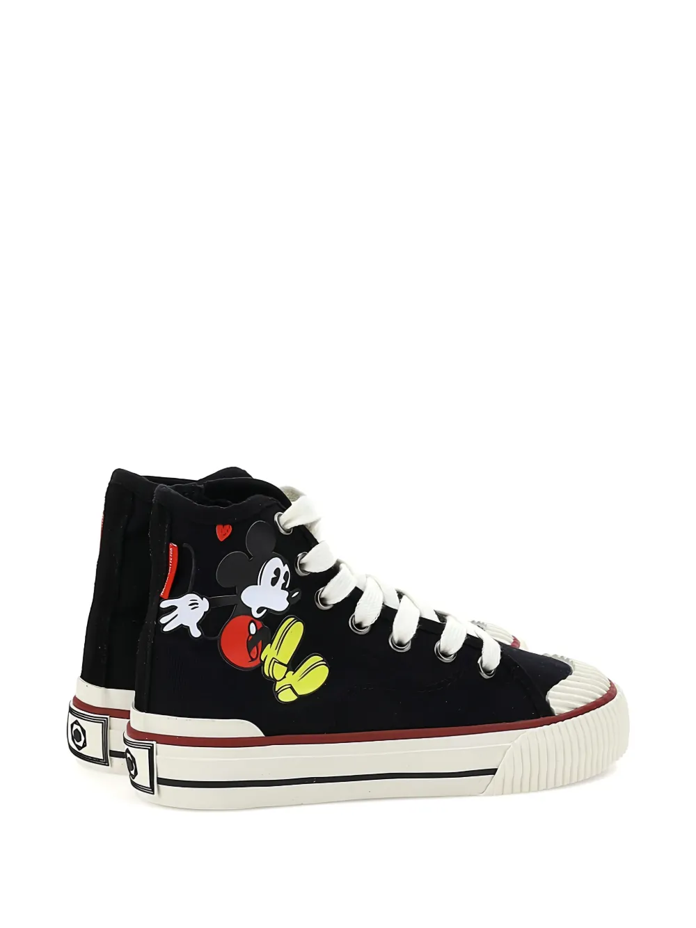 Master Of Arts Kids Mickey Mouse high-top sneakers Zwart