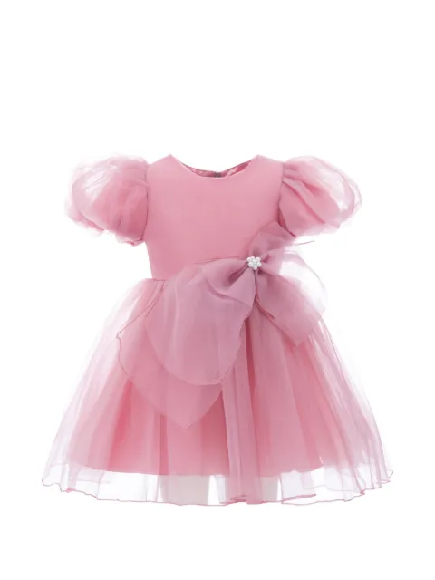 Tulleen Kleid aus Organza mit Schleife