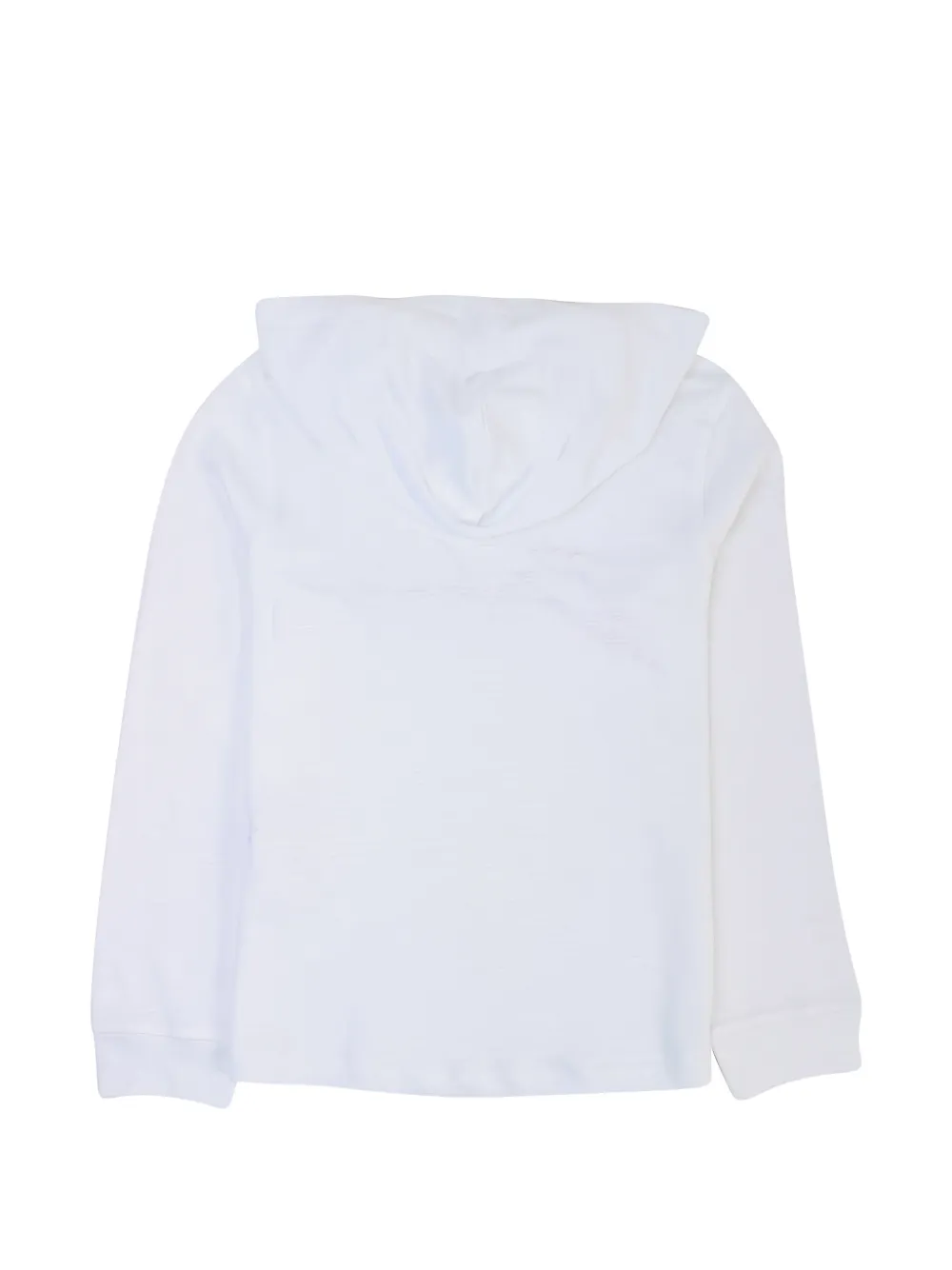 Balmain Kids Hoodie met logoprint Wit