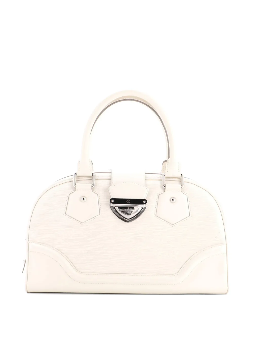 Louis Vuitton Pre-Owned Montaigne GM Handtasche aus Epi-Leder - Weiß
