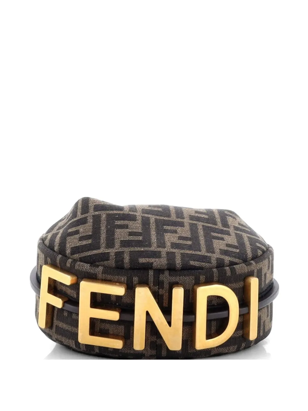 Fendi Pre-Owned Fendigraphy Bag Zucca Canvas Mini hobo bag - Brown