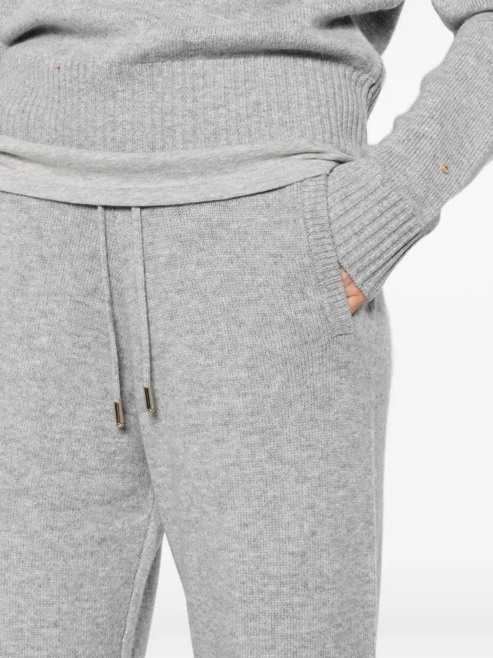 Maje Broek met trekkoord Grijs