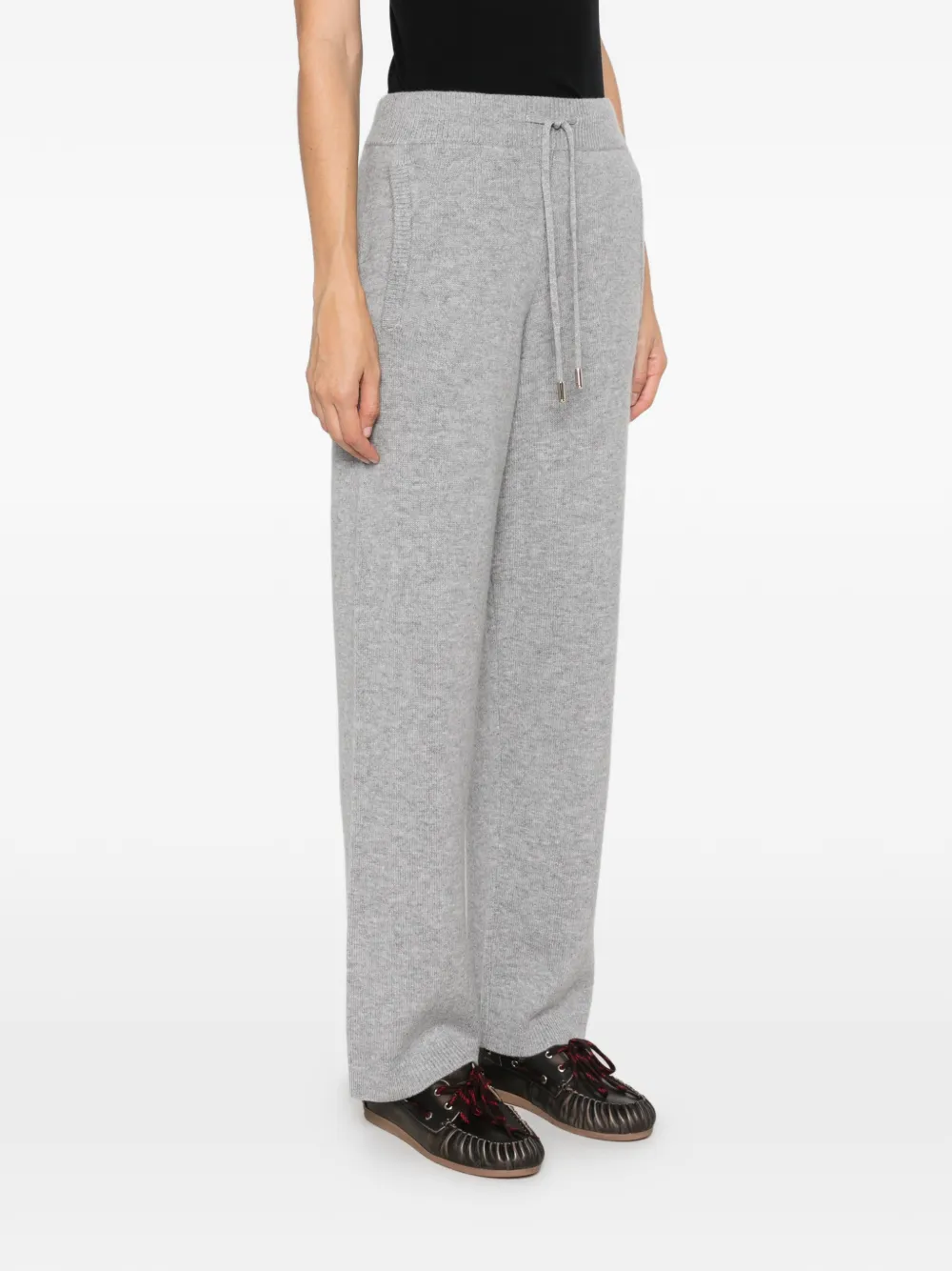Maje Broek met trekkoord Grijs