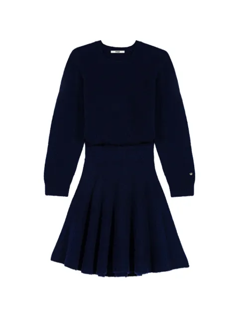 Maje vestido tejido manga larga