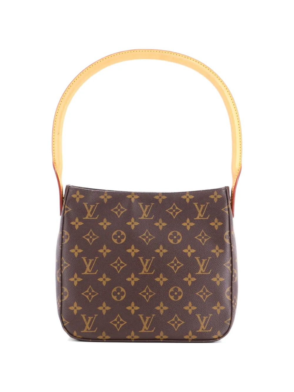 Louis Vuitton Pre-Owned Looping Handbag Monogram Canvas MM satchel - Marrone
