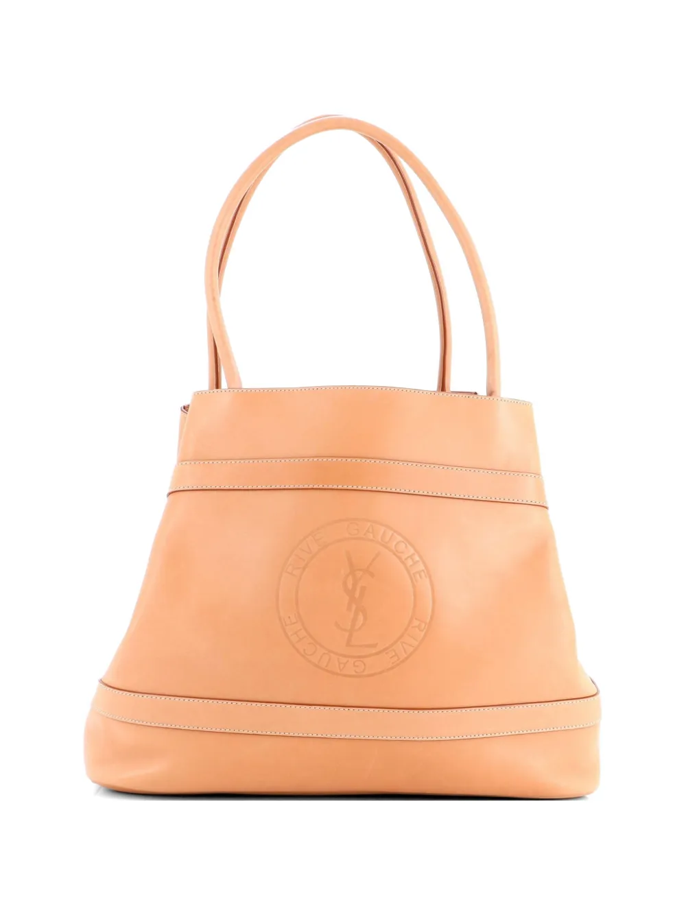 Saint Laurent Pre-Owned Rive Gauche Leather Large tote bag - Toni neutri
