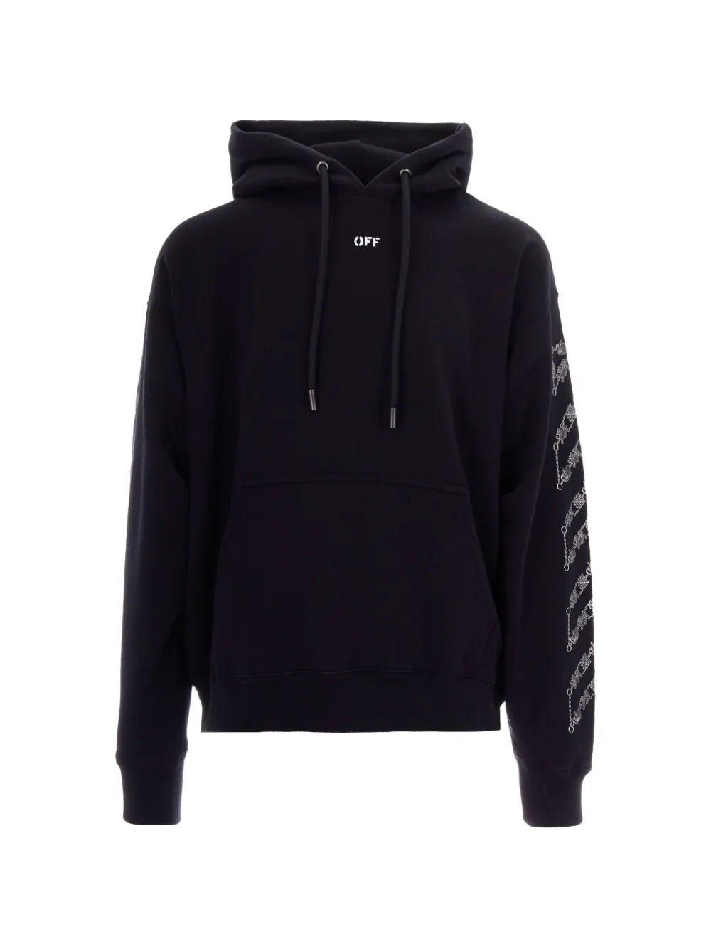 Off-White Arrows-print hoodie - Blau