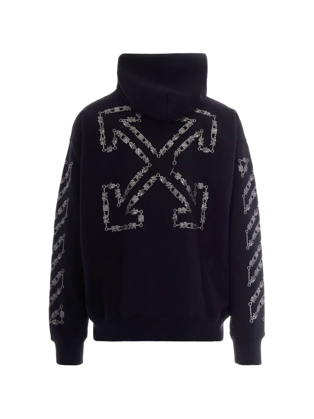 Off-White Hoodie met Arrows-print Blauw
