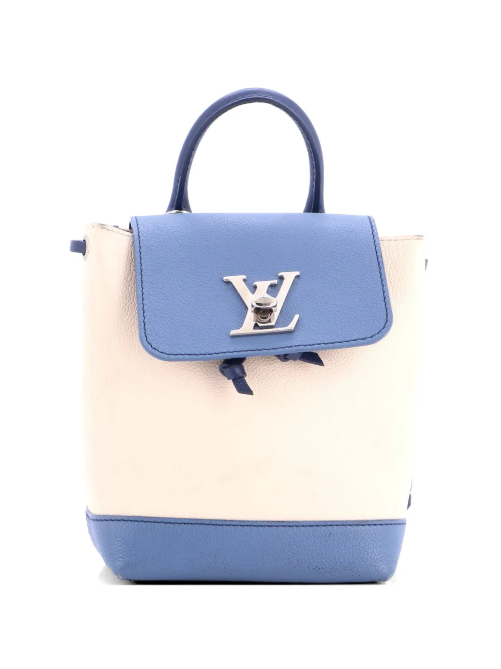 Louis Vuitton Pre-Owned Lockme Leather Mini backpack - Blu