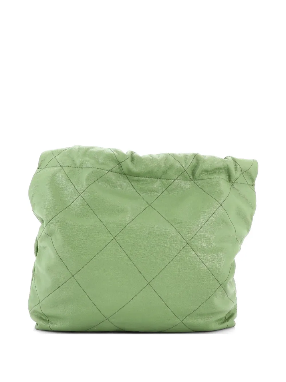 CHANEL Pre-Owned 22 Chain Quilted Caviar Small hobo bag - Verde