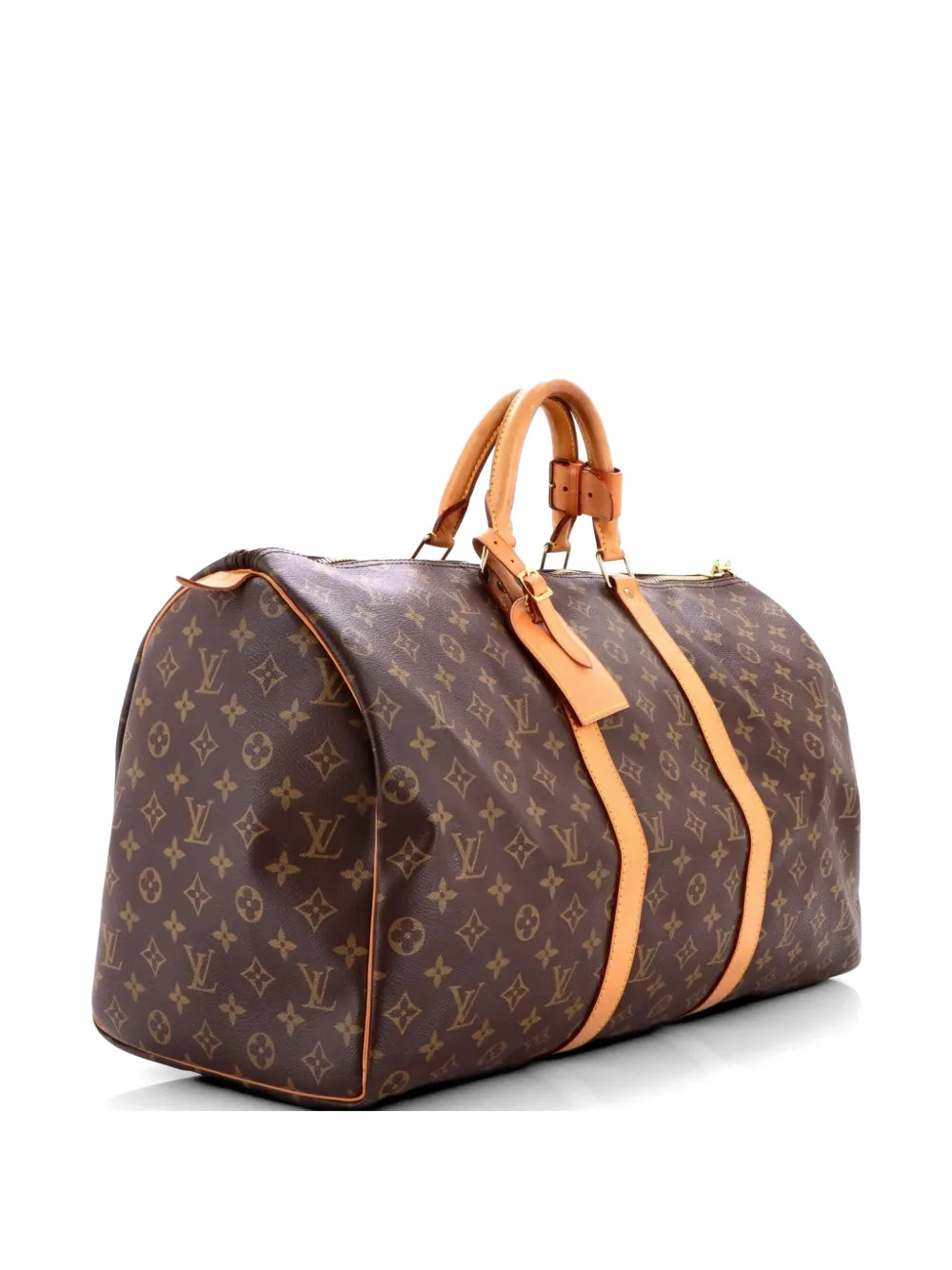 Louis Vuitton Pre-Owned Keepall Bag Monogram Canvas 50 travel bag - Marrone