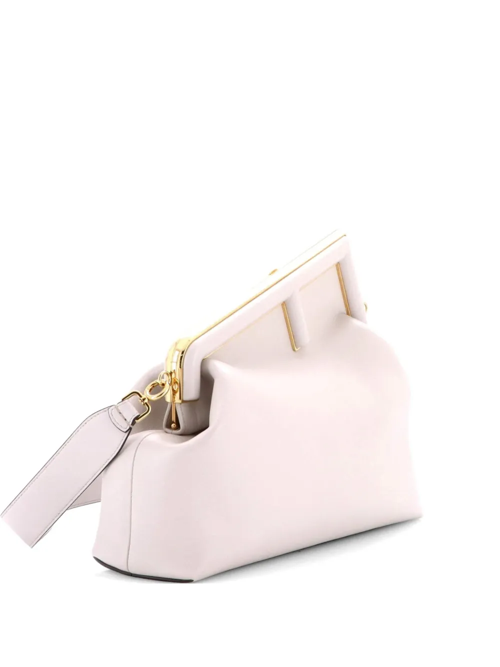 Fendi Pre-Owned First Bag Leather Medium clutch bag - Grey