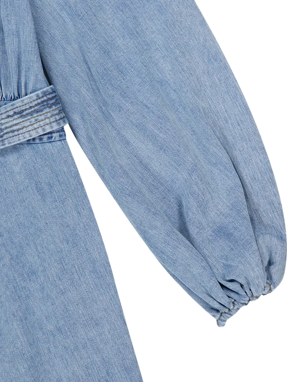 ZIMMERMANN Indra gewikkelde midi-jurk Blauw