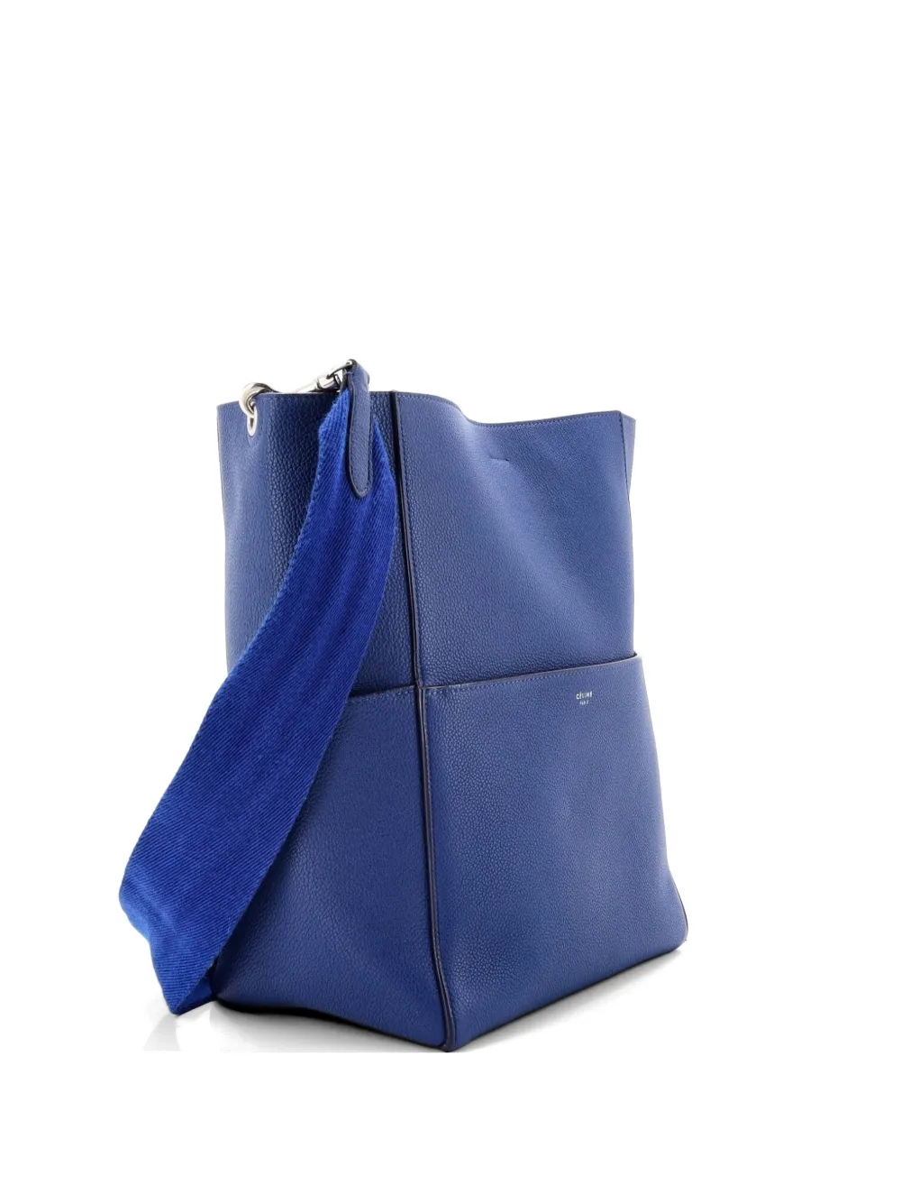Celine Pre-Owned Sangle Seau Bag Calfskin Large shoulder bag - Blu