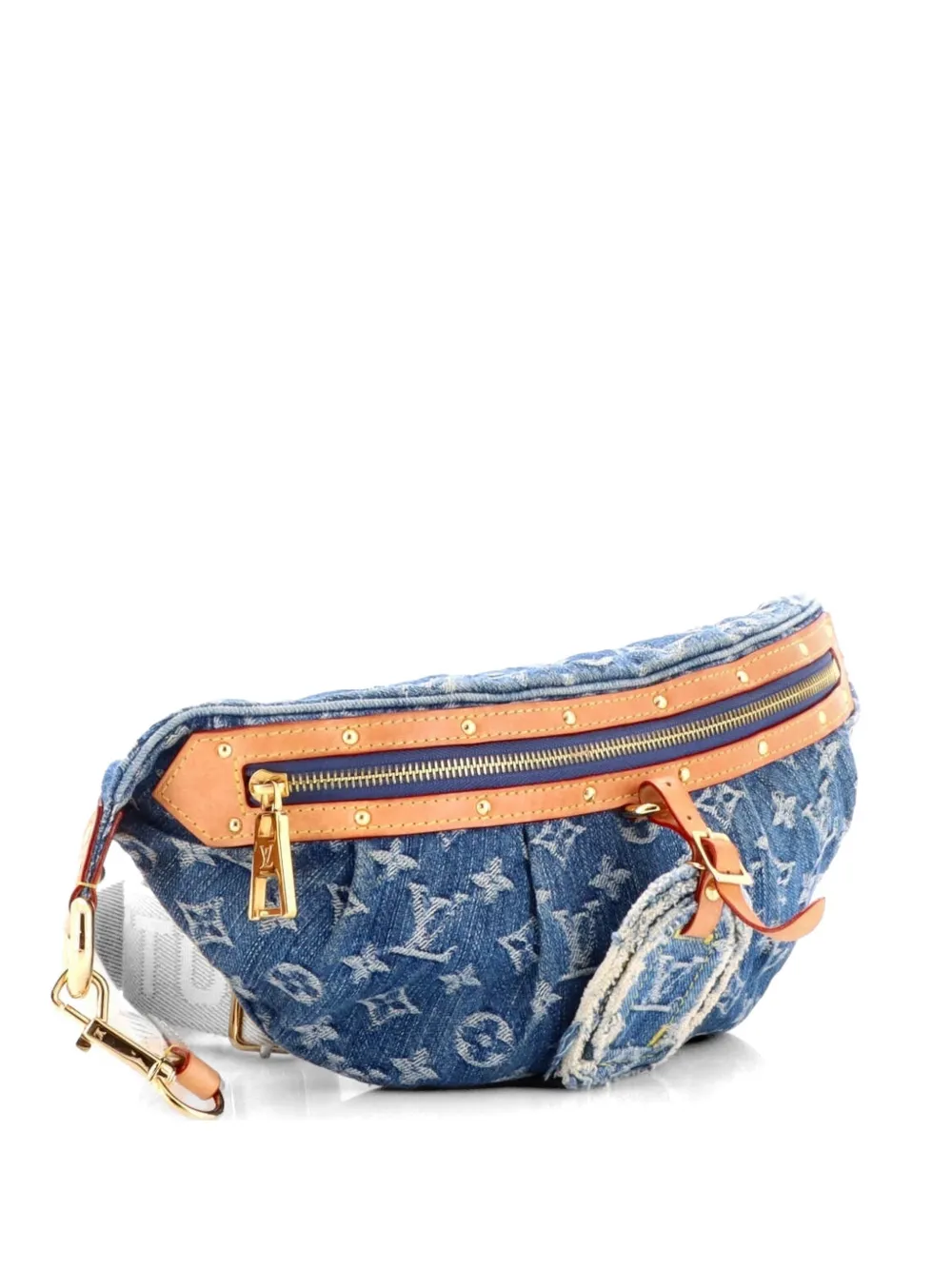 Louis Vuitton Pre-Owned High Rise Bum Bag Monogram Denim belt bag - Blue