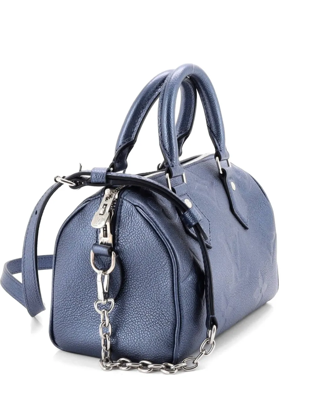 Louis Vuitton Pre-Owned Speedy Bandouliere Bag Monogram Empreinte Giant 20 crossbody bag - Blau