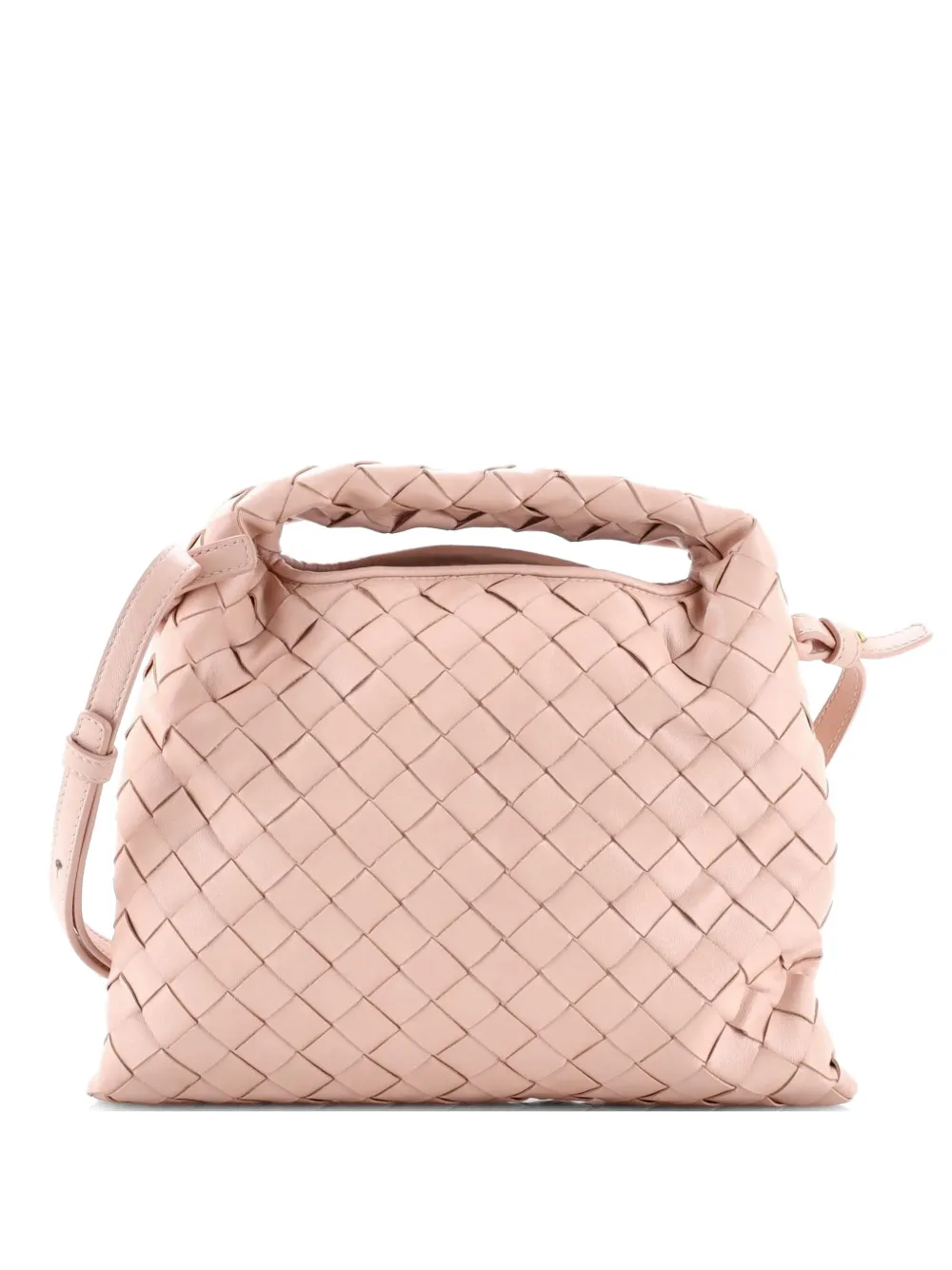 Bottega Veneta Pre-Owned Hop Top Handle Bag Intrecciato Nappa Mini satchel - Toni neutri