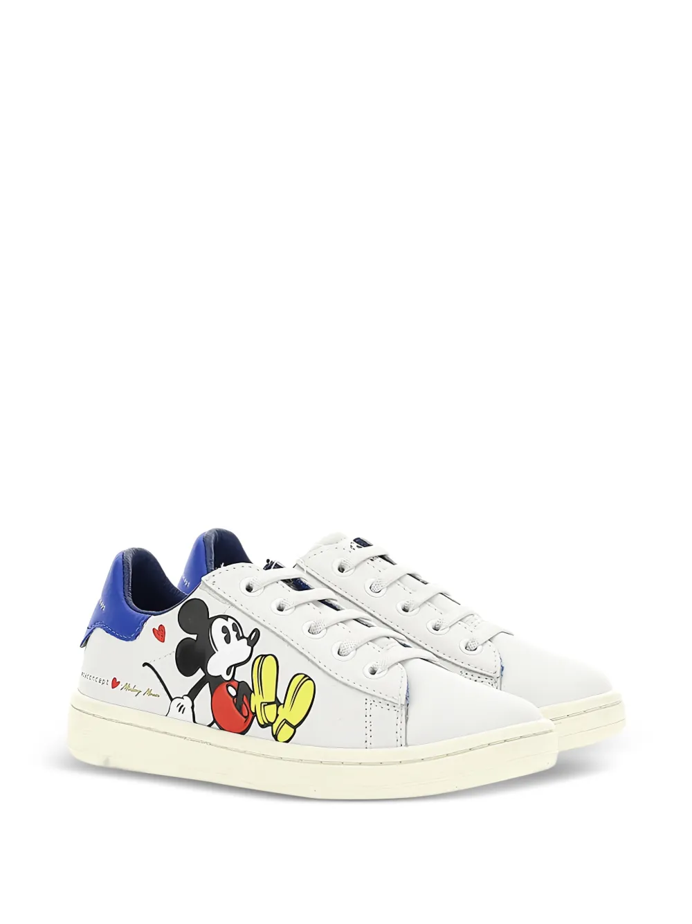 Master Of Arts Kids Mickey Mouse print sneakers - Bianco