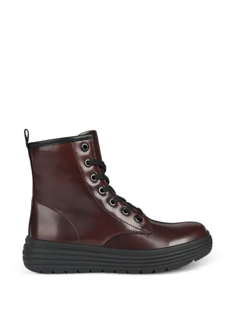 Geox Kids Phaolae lace-up leather boots