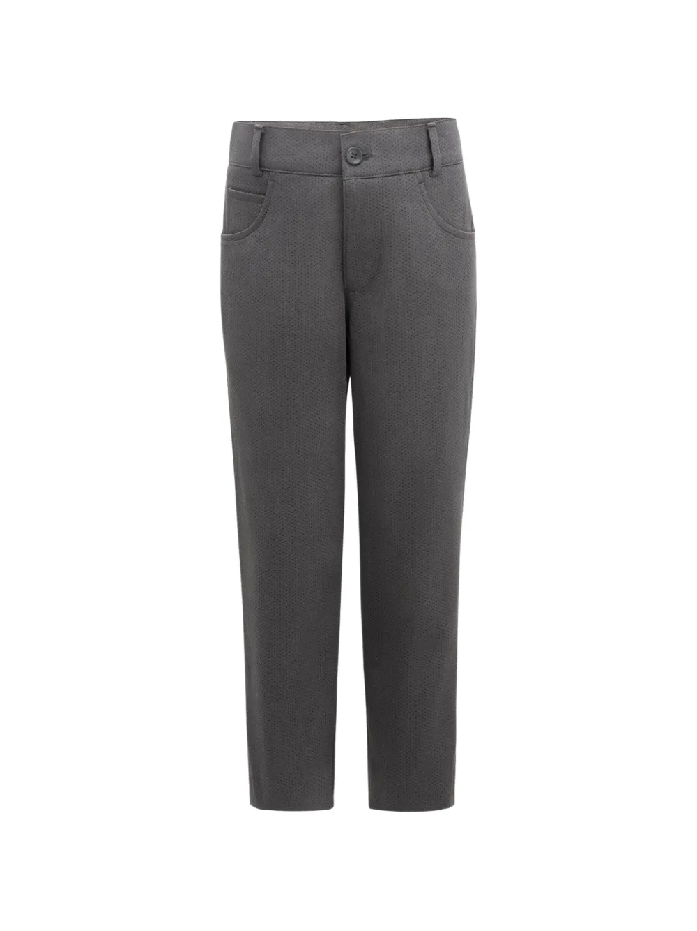 Moustache micro-patterned trousers - Grey