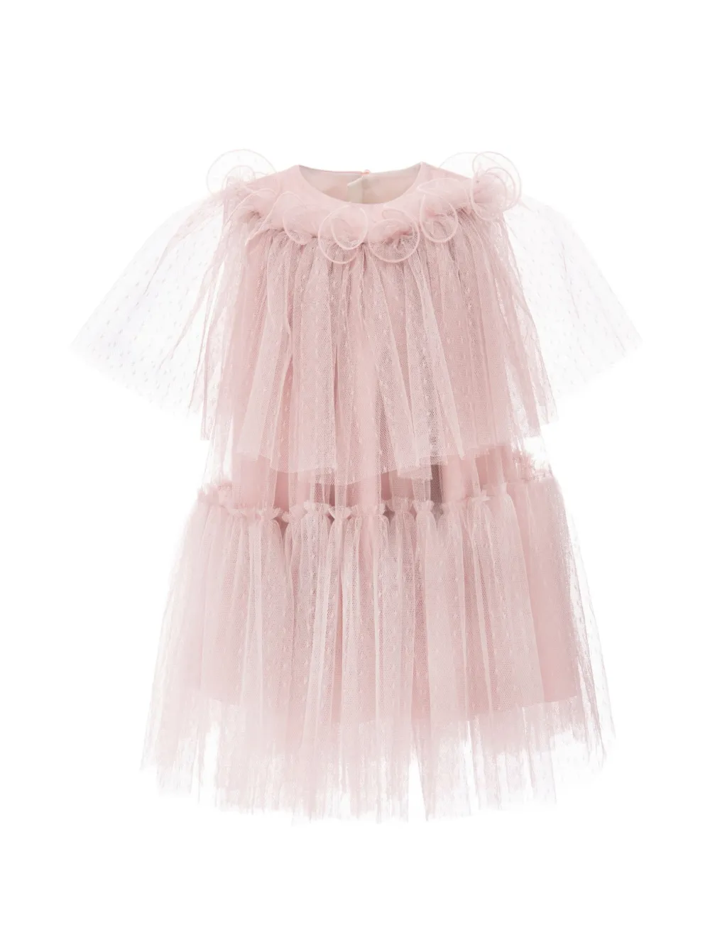 Tulleen Orela tiered tulle dress - Rosa