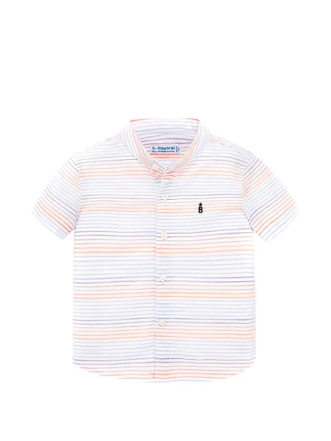 MAX MARA KIDS striped short-sleeve shirt