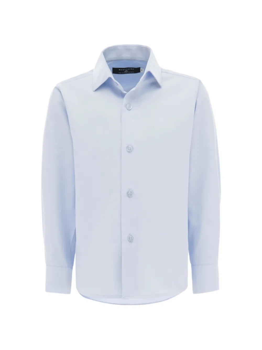 Moustache long-sleeve shirt - Blue