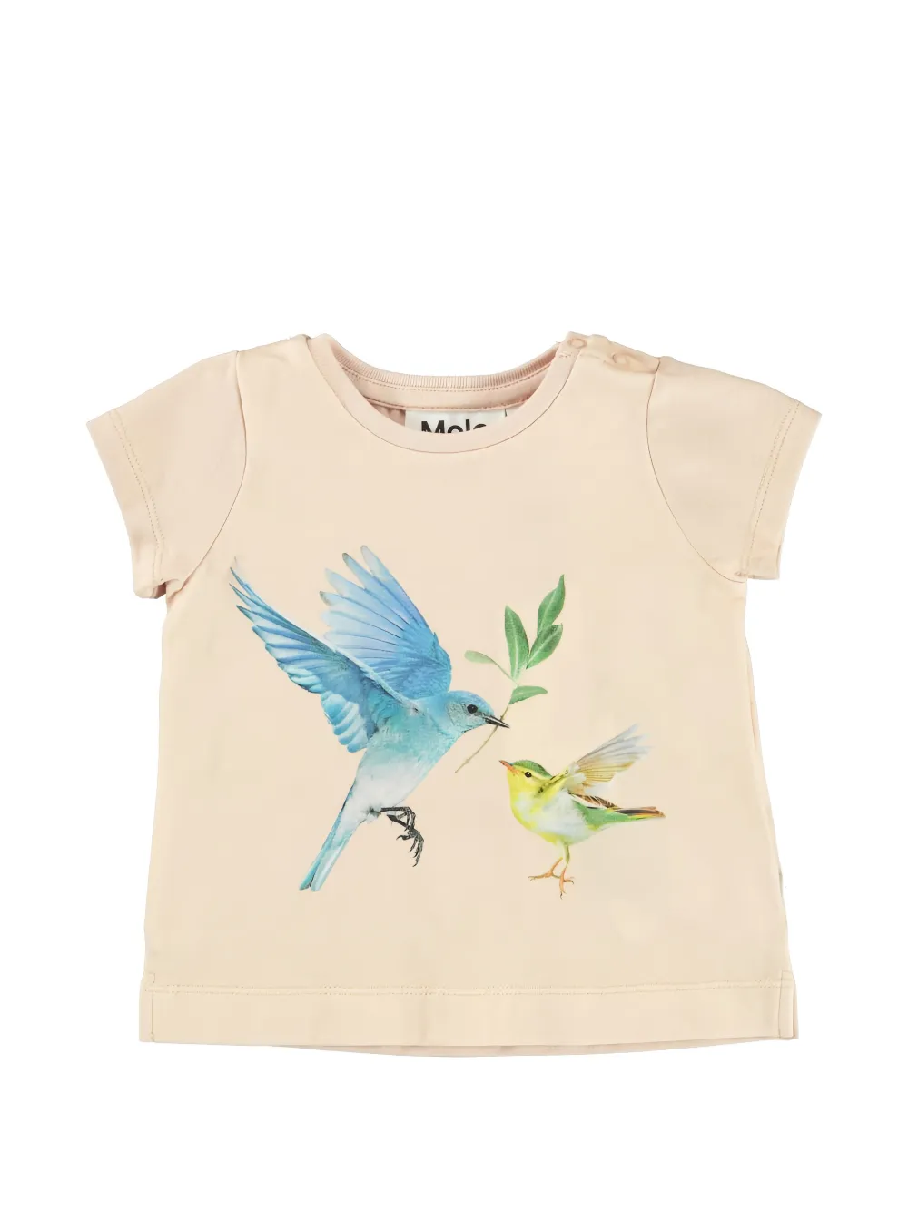 COLOR KIDS bird-print Elly T-shirt - Neutrals