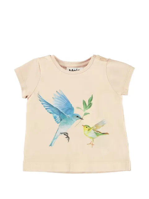 COLOR KIDS playera Elly con pájaros estampados