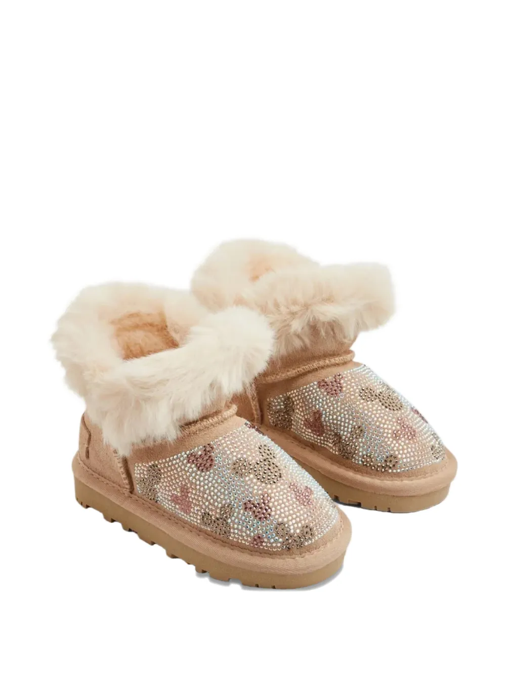 Master Of Arts Kids Mickey laarzen met microstuds Beige