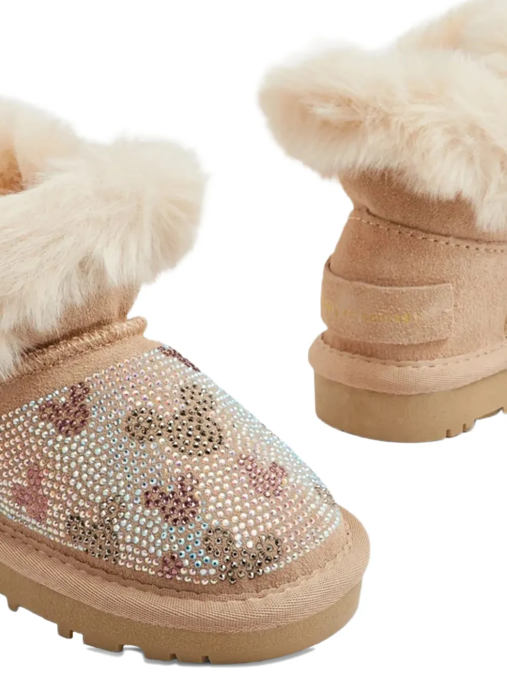 Master Of Arts Kids Mickey laarzen met microstuds Beige