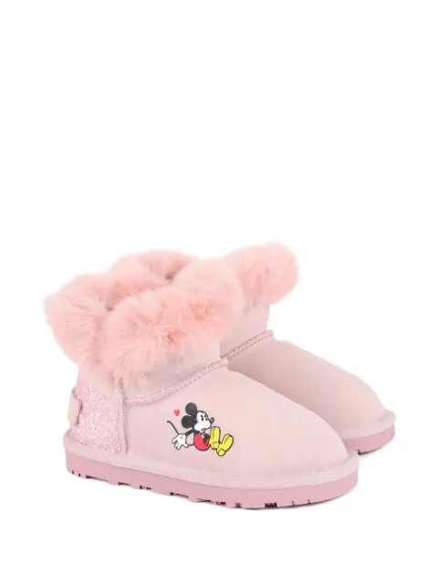 Master Of Arts Kids faux-fur glitter-detail boots