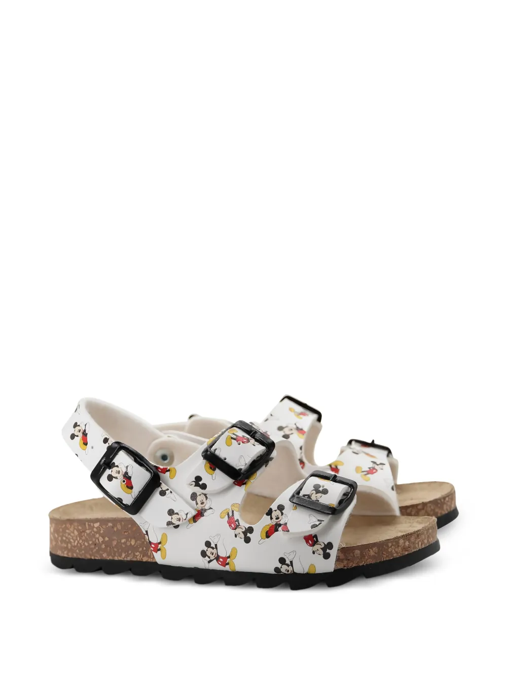 Master Of Arts Kids Sandali con stampa Mickey Mouse - Bianco