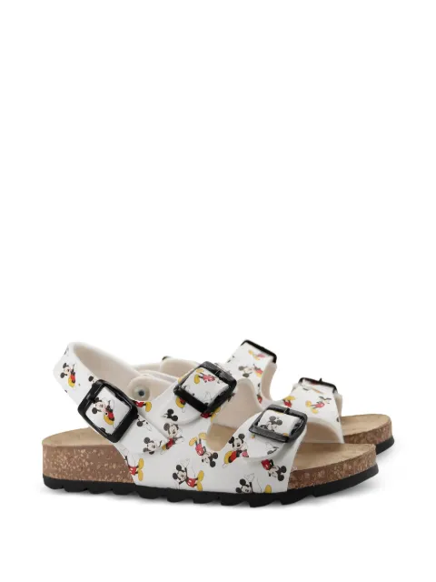 Master Of Arts Kids Mickey Mouse-print buckle-fastening sandals