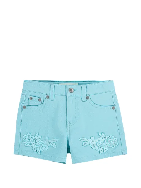 Levi's Kids Girlfriend embroidered shorts