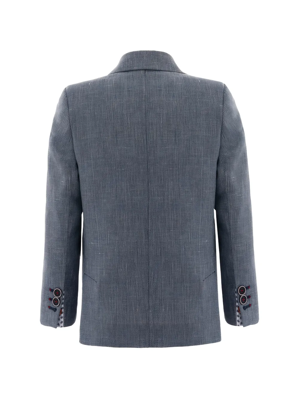 Moustache Blazer met puntige revers Blauw