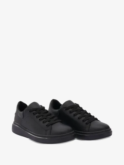 Moustache leather sneakers