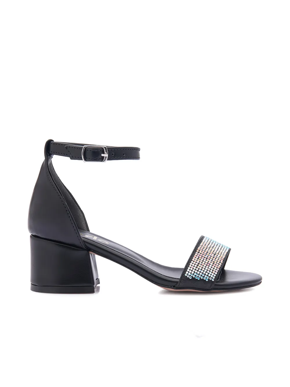 La Perla Kids Sandali con strass - Nero
