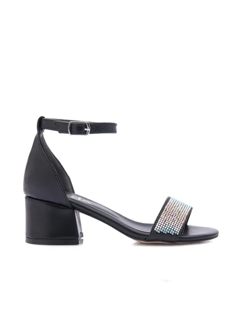 La Perla Kids sandalias con hebilla y detalles de strass