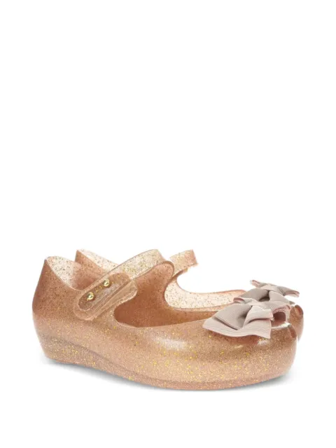 Melissa glitter-detail bow-embellished sandals
