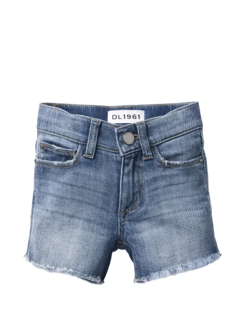 DL1961 KIDS Lucy raw-hem denim shorts