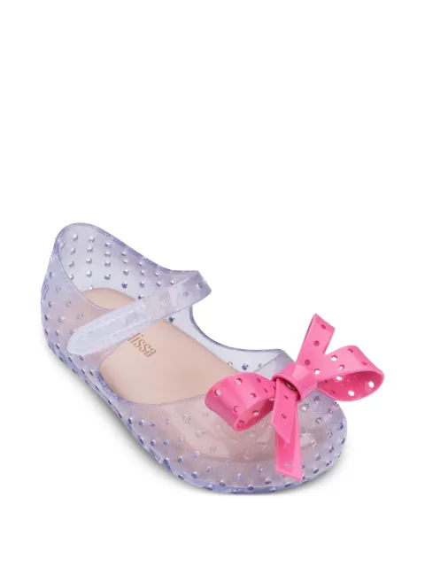 Melissa Mini Furadinha glitter-effect jelly shoes