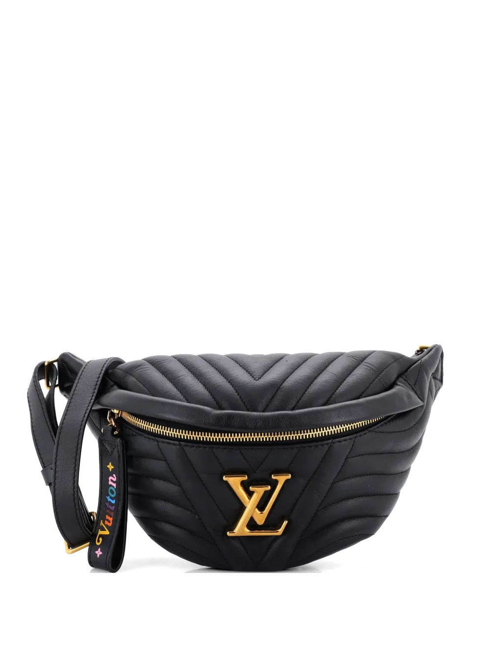 Louis Vuitton Pre-Owned New Wave Bumbag Quilted Leather belt bag - Nero