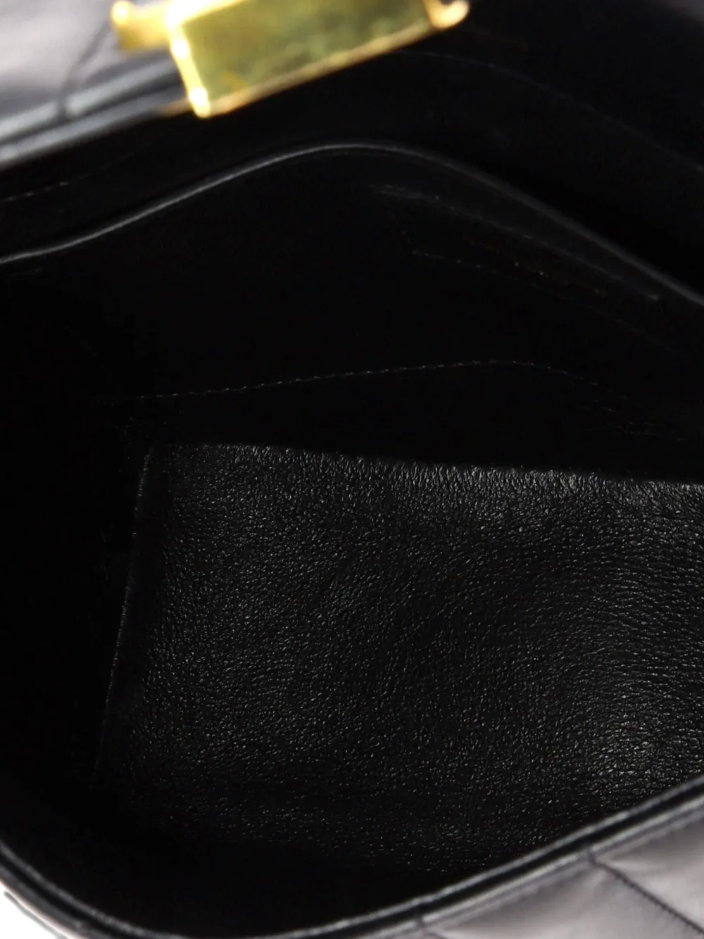 Saint Laurent Pre-Owned ヴィキ バーティカルキルティングレザー
