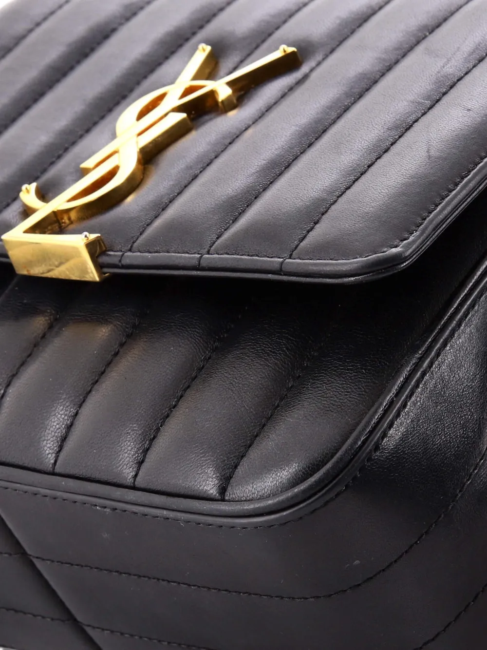 Saint Laurent Pre-Owned ヴィキ バーティカルキルティングレザー