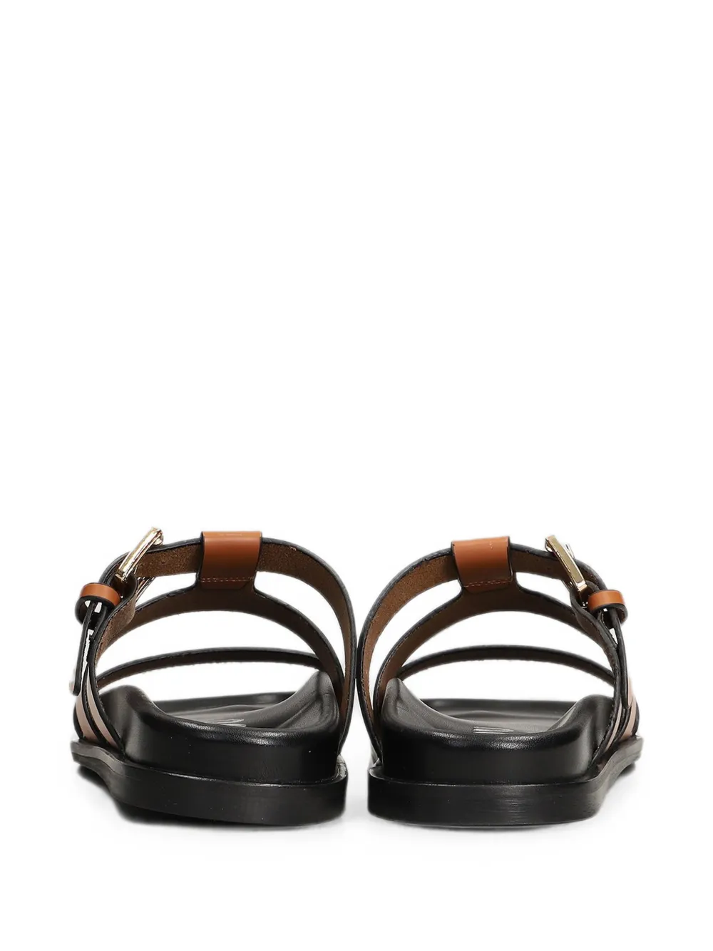 Bibi Lou Lisy buckle-fastening caged sandals Beige
