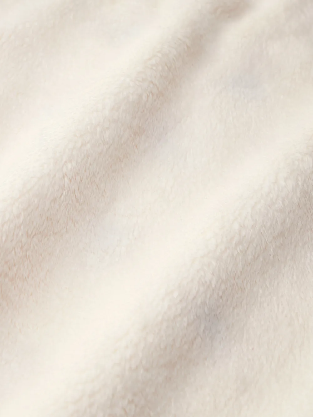 Miki House Fleece slaapzak met geborduurde beer Beige