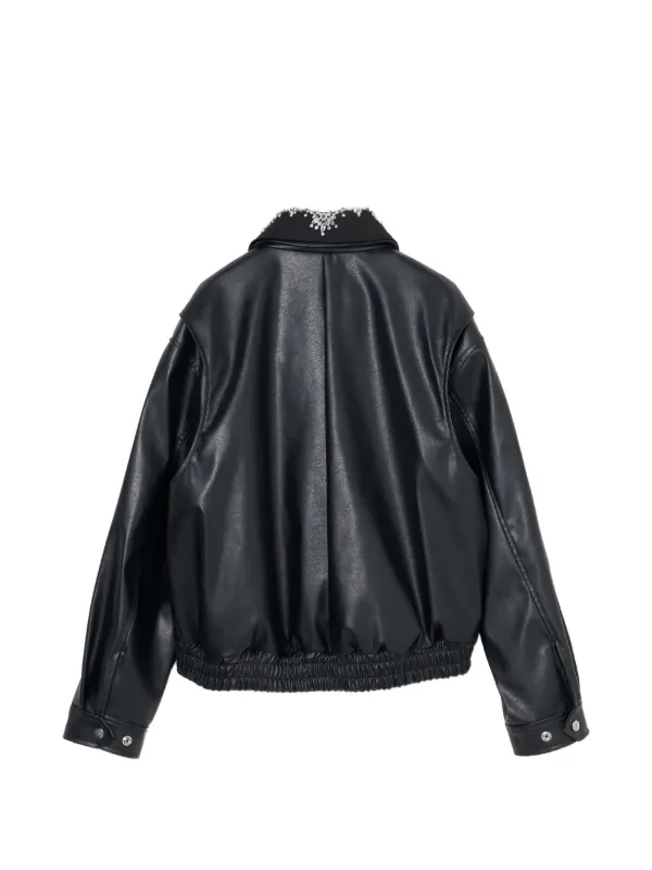 Tanaka Daisuke crystal-embellished Jacket | Black | FARFETCH