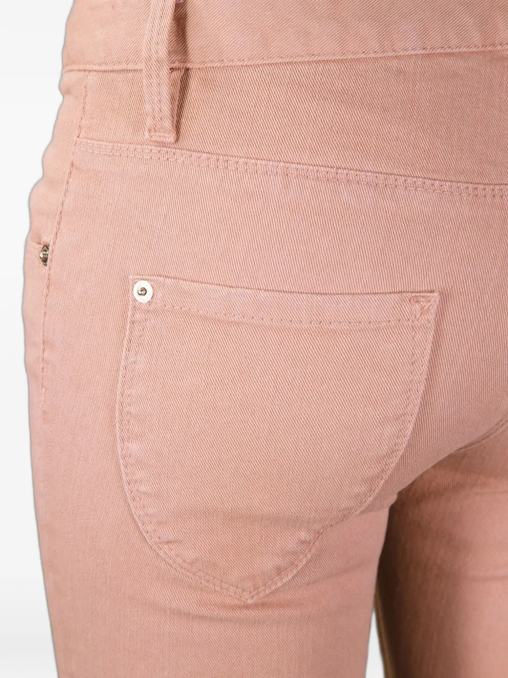 DSQUARED2 Skinny jeans met logopatch Roze