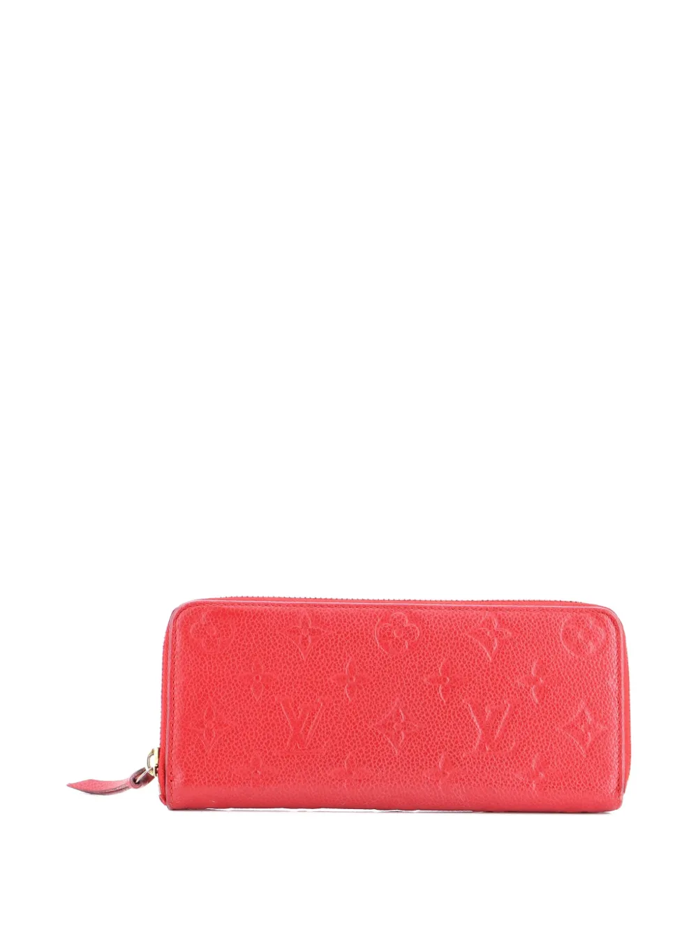 Louis Vuitton Pre-Owned Zippy Wallet Monogram Empreinte Leather small wallets - Rosso